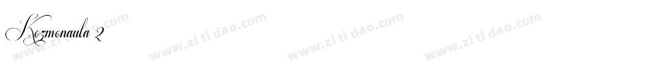 Kozmonauta 2字体转换